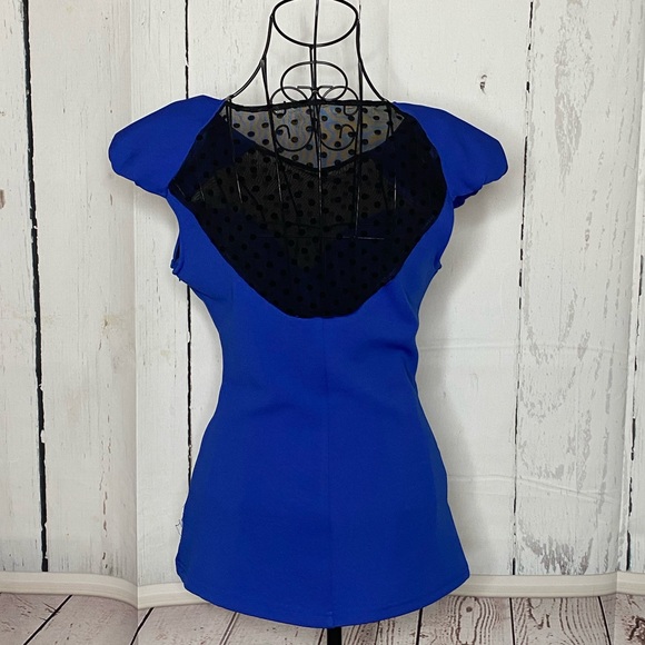 Kardashians Kollection polka dot sheer top - Picture 4 of 7